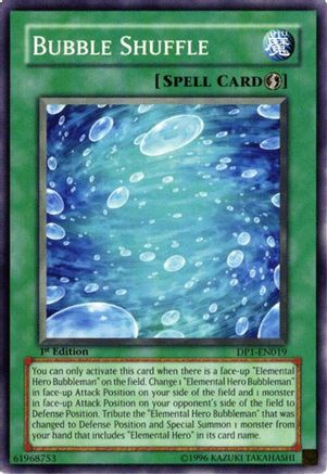 Bubble Shuffle (DP1-EN019) - Duelist Pack 1: Jaden Yuki 1st Edition