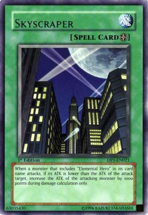 Skyscraper (DP1-EN021) - Duelist Pack 1: Jaden Yuki 1st Edition