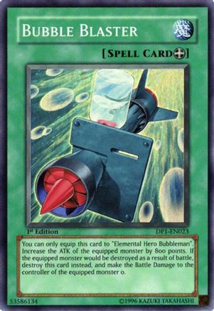Bubble Blaster (DP1-EN023) - Duelist Pack 1: Jaden Yuki 1st Edition