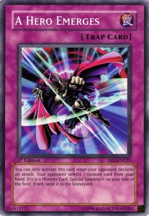 A Hero Emerges (DP1-EN025) - Duelist Pack 1: Jaden Yuki 1st Edition