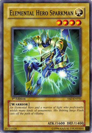 Elemental Hero Sparkman (YSD-EN010) - Starter Deck 2006 Unlimited