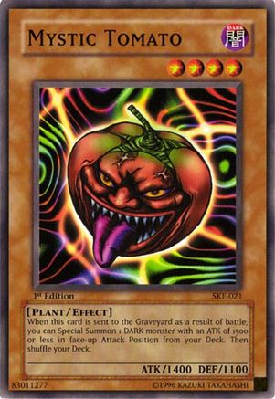 Mystic Tomato (SKE-021) - Starter Deck: Kaiba Evolution Unlimited