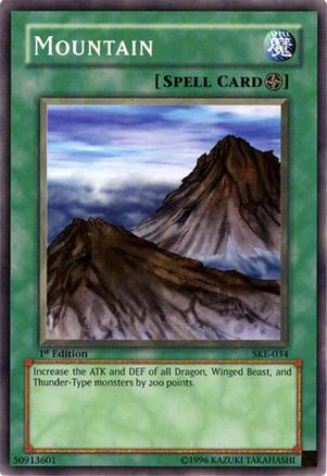 Mountain (SKE-034) - Starter Deck: Kaiba Evolution Unlimited