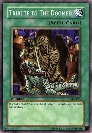 Tribute to The Doomed (SKE-035) - Starter Deck: Kaiba Evolution Unlimited