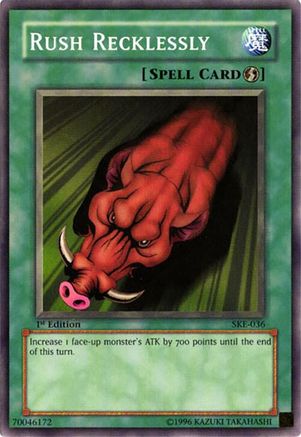 Rush Recklessly (SKE-036) - Starter Deck: Kaiba Evolution 1st Edition
