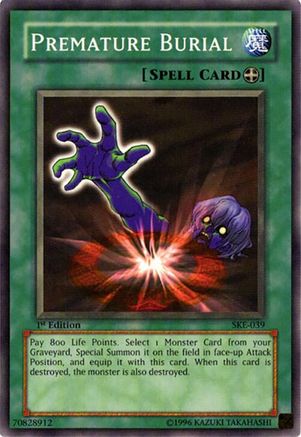 Premature Burial (SKE-039) - Starter Deck: Kaiba Evolution 1st Edition