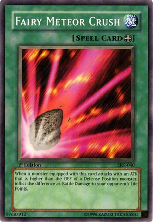 Fairy Meteor Crush (SKE-040) - Starter Deck: Kaiba Evolution Unlimited