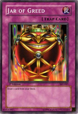 Jar of Greed (SKE-047) - Starter Deck: Kaiba Evolution 1st Edition