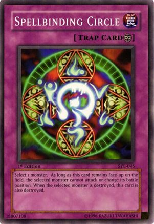 Spellbinding Circle (SYE-045) - Starter Deck: Yugi Evolution Unlimited
