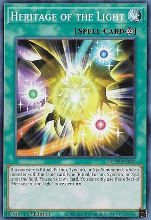 Heritage of the Light (BODE-EN000) - Burst of Destiny 1st Edition