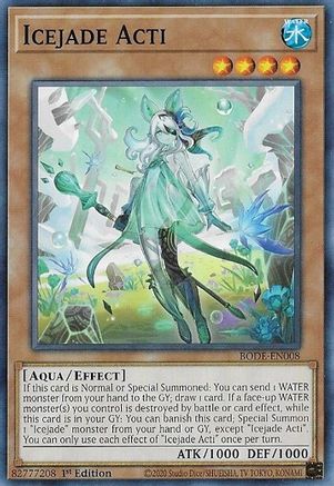 Icejade Acti (BODE-EN008) - Burst of Destiny 1st Edition