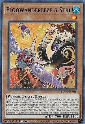Floowandereeze & Stri (BODE-EN015) - Burst of Destiny 1st Edition