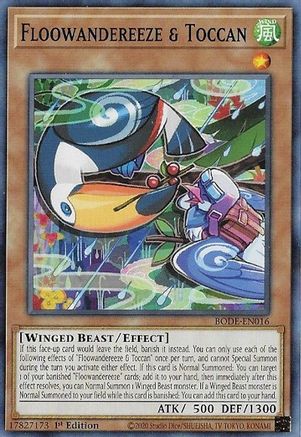 Floowandereeze & Toccan (BODE-EN016) - Burst of Destiny 1st Edition
