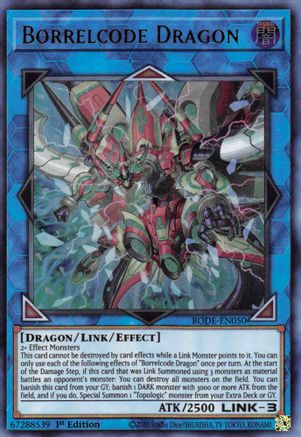 Borrelcode Dragon (BODE-EN050) - Burst of Destiny 1st Edition