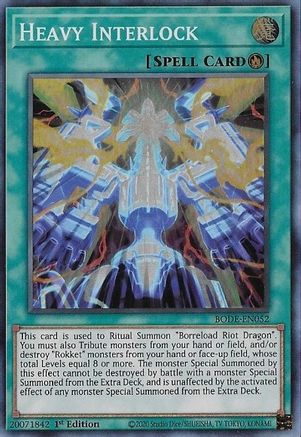 Heavy Interlock (BODE-EN052) - Burst of Destiny 1st Edition