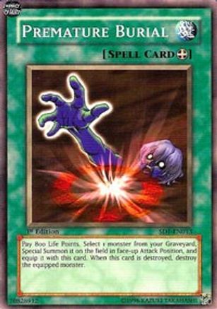 Premature Burial (SD1-EN013) - Structure Deck: Dragon's Roar 1st Edition