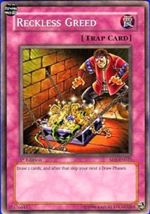 Reckless Greed (SD1-EN025) - Structure Deck: Dragon's Roar Unlimited
