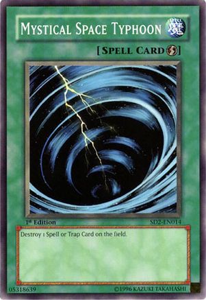Mystical Space Typhoon (SD2-EN014) - Structure Deck: Zombie Madness 1st Edition