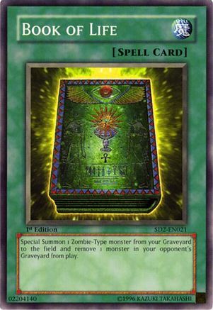 Book of Life (SD2-EN021) - Structure Deck: Zombie Madness Unlimited