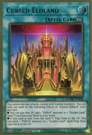 Cursed Eldland (MGED-EN048) - Maximum Gold: El Dorado 1st Edition
