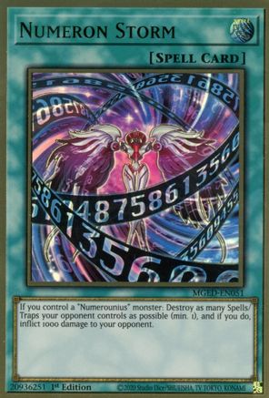 Numeron Storm (MGED-EN051) - Maximum Gold: El Dorado 1st Edition