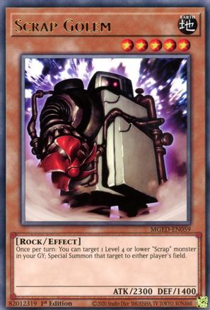Scrap Golem (MGED-EN059) - Maximum Gold: El Dorado 1st Edition