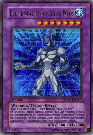 Elemental Hero Aqua Neos (POTD-EN031) - Power of the Duelist 1st Edition