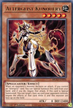 Altergeist Kunquery (MGED-EN094) - Maximum Gold: El Dorado 1st Edition