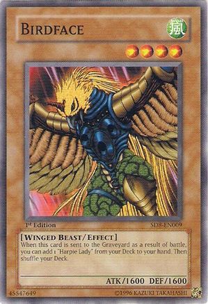 Birdface (SD8-EN009) - Structure Deck: Lord of the Storm Unlimited