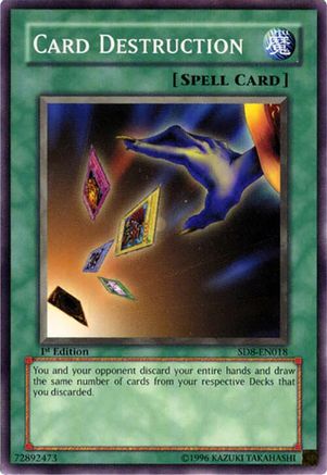 Card Destruction (SD8-EN018) - Structure Deck: Lord of the Storm Unlimited