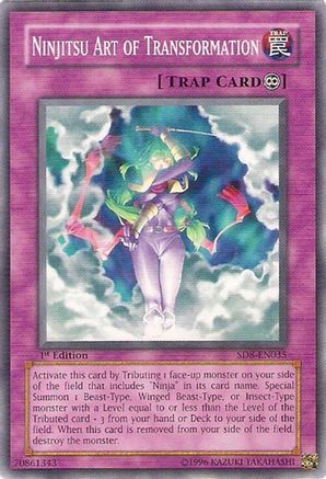 Ninjitsu Art of Transformation (SD8-EN035) - Structure Deck: Lord of the Storm 1st Edition