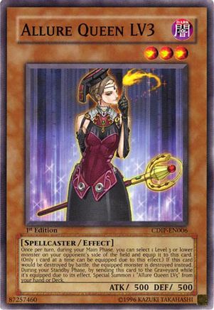 Allure Queen LV3 (CDIP-EN006) - Cyberdark Impact 1st Edition