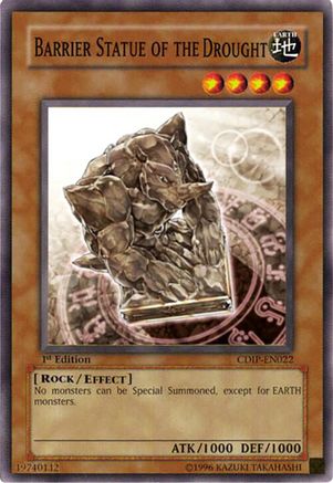 Barrier Statue of the Drought (CDIP-EN022) - Cyberdark Impact 1st Edition