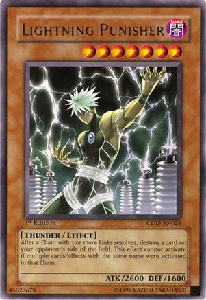 Lightning Punisher (CDIP-EN026) - Cyberdark Impact Unlimited