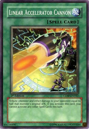Linear Accelerator Cannon (CDIP-EN042) - Cyberdark Impact 1st Edition