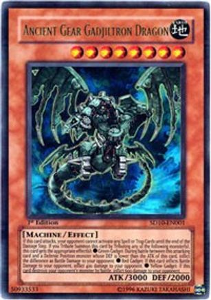 Ancient Gear Gadjiltron Dragon (SD10-EN001) - Structure Deck: Machine Re-Volt 1st Edition