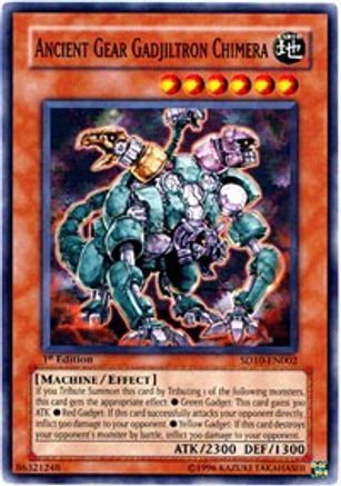 Ancient Gear Gadjiltron Chimera (SD10-EN002) - Structure Deck: Machine Re-Volt Unlimited
