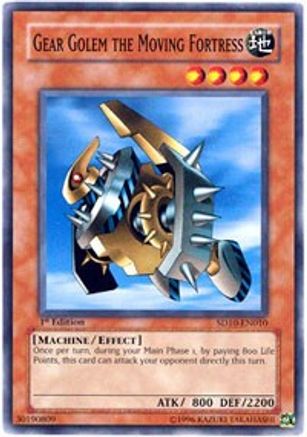 Gear Golem the Moving Fortress (SD10-EN010) - Structure Deck: Machine Re-Volt 1st Edition