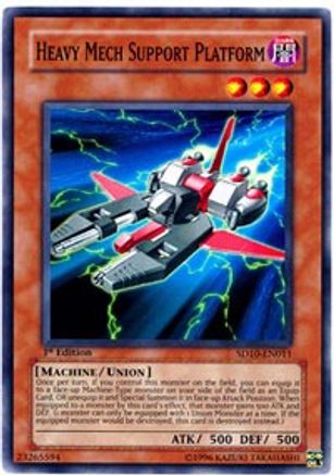 Heavy Mech Support Platform (SD10-EN011) - Structure Deck: Machine Re-Volt 1st Edition