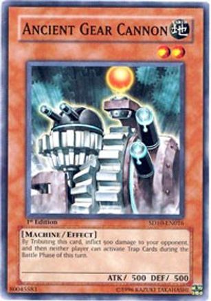 Ancient Gear Cannon (SD10-EN016) - Structure Deck: Machine Re-Volt Unlimited