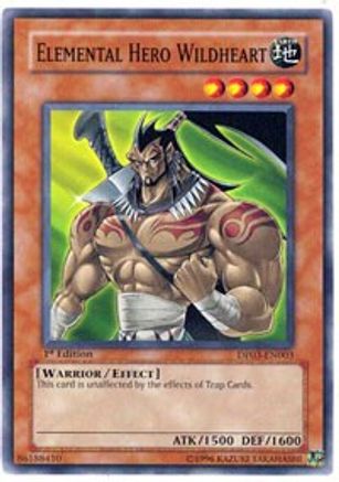 Elemental Hero Wildheart (DP03-EN003) - Duelist Pack 3: Jaden Yuki 2 1st Edition