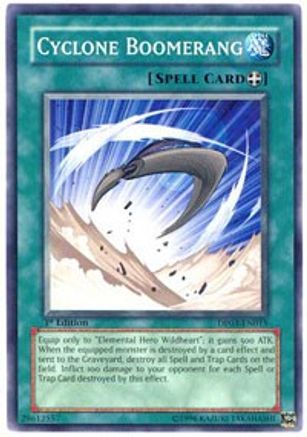 Cyclone Boomerang (DP03-EN015) - Duelist Pack 3: Jaden Yuki 2 Unlimited