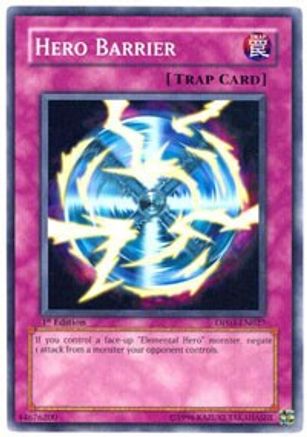 Hero Barrier (DP03-EN027) - Duelist Pack 3: Jaden Yuki 2 1st Edition