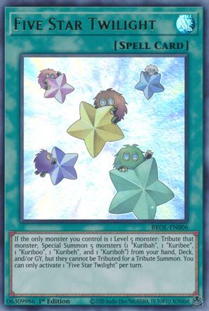Five Star Twilight (BROL-EN006) - Brothers of Legend 1st Edition