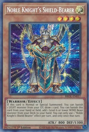 Noble Knight's Shield-Bearer (BROL-EN017) - Brothers of Legend 1st Edition