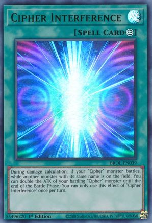 Cipher Interference (BROL-EN039) - Brothers of Legend 1st Edition