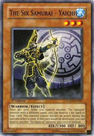 The Six Samurai - Yaichi (STON-EN007) - Strike of Neos 1st Edition