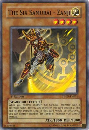The Six Samurai - Zanji (STON-EN011) - Strike of Neos 1st Edition