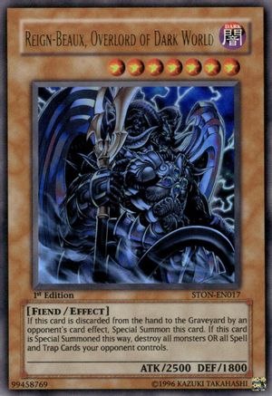 Reign-Beaux, Overlord of Dark World (STON-EN017) - Strike of Neos Unlimited