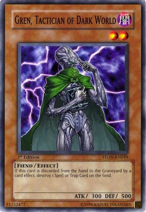 Gren, Tactician of Dark World (STON-EN019) - Strike of Neos Unlimited